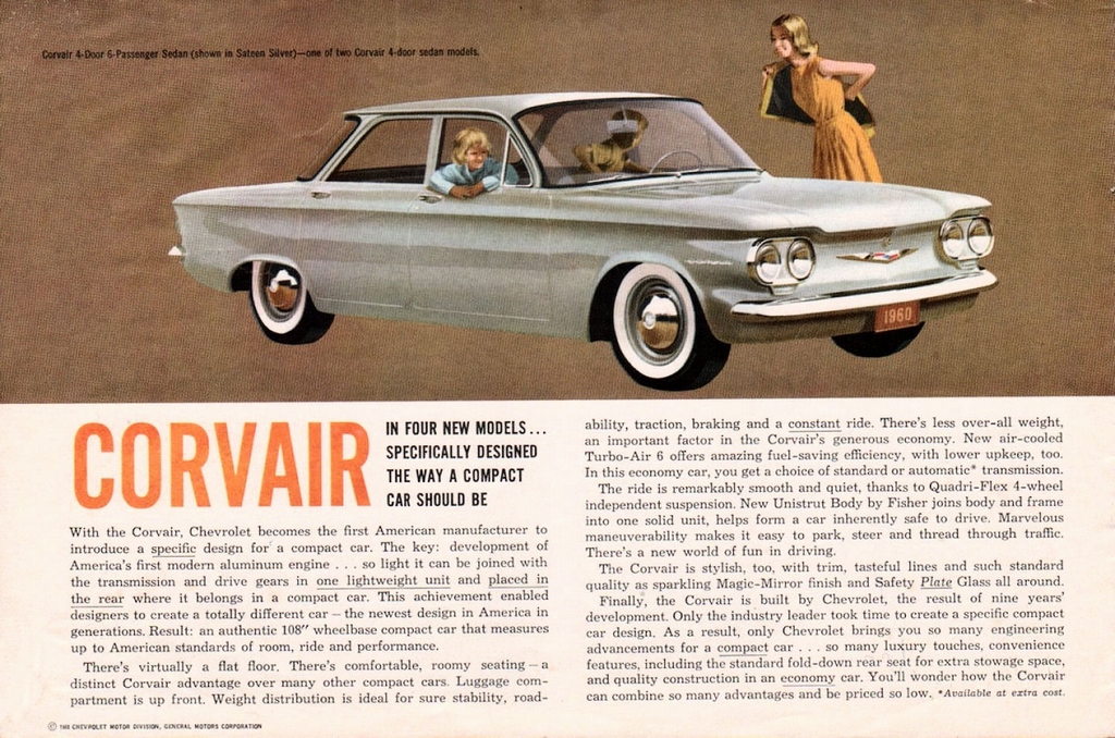 1960 Chevrolet Corvair Brochure Page 5